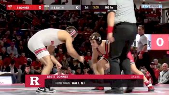 165lbs Match - Brett Donner, Rutgers vs Ethan Smith, Ohio State