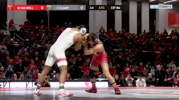 157lbs Match - Mike Van Brill, Rutgers vs Elijah Cleary, Ohio State