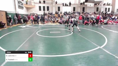 132 lbs Consi Of 16 #2 - Shaun LaCivita, Bridgewater-Raynham vs Hayden Foskett, Plymouth South