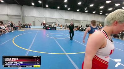 180 lbs Placement Matches (16 Team) - Isabella Phillips, Washington vs Tailie Brehm, South Dakota Blue