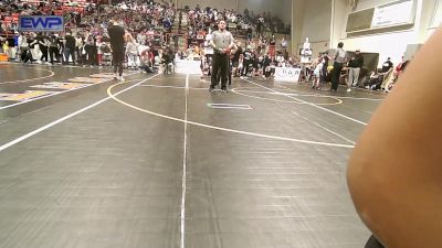 43 lbs Consi Of 4 - Rowdy Tyler, Berryhill Wrestling Club vs Koda Williams, Pin-King All Stars