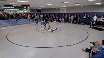 120 lbs Champ. Round 2 - Kyler Van Keuren, Waukesha West vs Andy Cintron, Fort Campbell