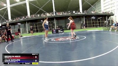 190 lbs Round 4 (6 Team) - Brooklyn Neece, Indiana vs Chloe Ratcliffe, Pennsylvania Red