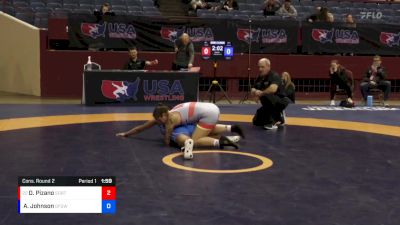 68 lbs Cons. Round 2 - Olivia Pizano, Southern Oregon Regional Training Center vs Allyssa Johnson, Grand Forks Gladiators Wrestling Club