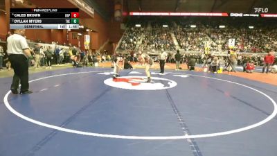 2A-113 lbs Semifinal - Caleb Brown, Big Piney vs Dyllan Myers, Thermopolis