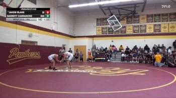 184 lbs 3rd Place Match - Barrett Carrancho, Santa Rosa Junior College vs Jakob Blake, Chabot College