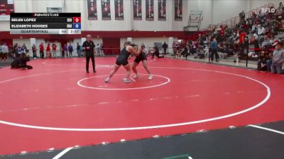 160 lbs Quarterfinal - Belen Lopez, Simon Fraser University vs Elizabeth Hodges, Eastern Oregon University