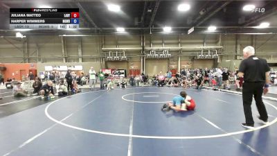 75 lbs Rr Rnd 3 - Juliana Matteo, LADY WARRIORS UNITED / MAROON 29:11 - GK8 vs Harper Wimmers, MGW Whirlwind - GK8