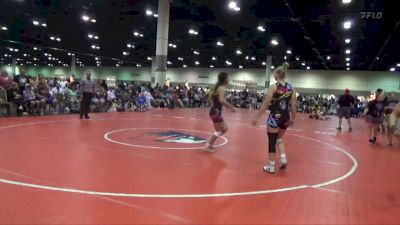 140 lbs Round 5 (6 Team) - Aryan Benson, RPA Wrestling vs Andelyn Cabalka, Iowa SO FLUFFY