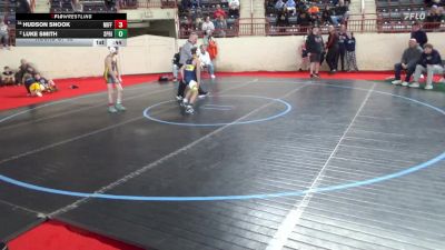 70_B lbs Round Of 32 - Hudson Snook, Mifflinburg vs Luke Smith, Springford