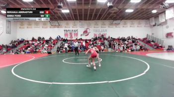 110 lbs Quarterfinal - Mikaiala Aberasturi, Homedale vs Emma Ford, Tri-Valley