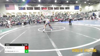 135 lbs Consi Of 64 #1 - Samuel Avalos, Top Dog Wrestling Club vs Mark Marquez Jr, Rebel Wrestling Club