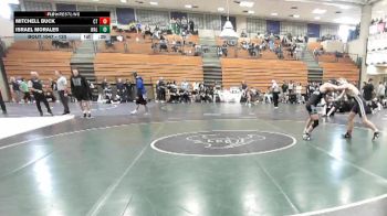120 lbs 7th Place Match - Mitchell Buck, Cherokee Trail vs Israel Morales, Walnut