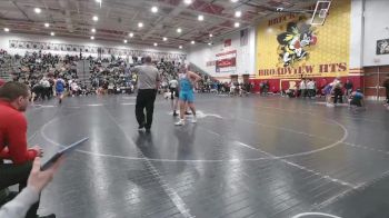 215 lbs Cons. Round 4 - Wyatt Gordon, Garaway vs Paul Gallo, Brecksville B