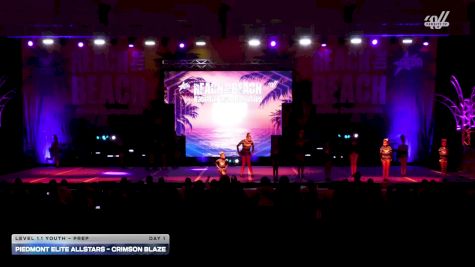 Piedmont Elite Allstars - Crimson Blaze [2026 L1.1 Youth - PREP Day 1] 2026 ACDA Reach the Beach All Star Grand Nationals - DII