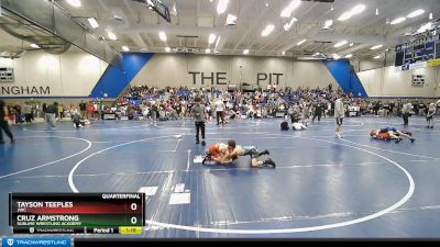 69 lbs Quarterfinal - Tayson Teeples, JWC vs Cruz Armstrong, Sublime Wrestling Academy