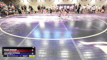 95 lbs Round 1 (10 Team) - Kylee Whalen, MoWest Fire Dragons vs Hayleigh Estrada, Midwest Misfitz