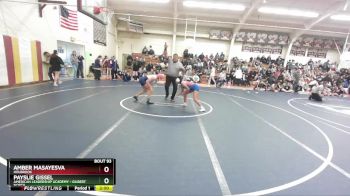 114 lbs Champ. Round 2 - Amber Masayesva, Holbrook vs Payslie Gissel, American Leadership Academy - Gilbert North