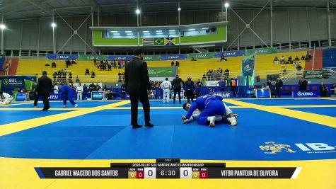 Gabriel Macedo Dos Santos vs Vitor Pantoja De Oliveira 2026 IBJJF Sul Americano Championship