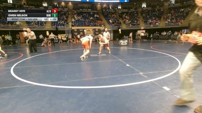 140 lbs Round Of 32 - Brandt Hite, Altoona vs Owen Nelson, Donegal