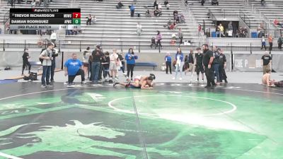 126 lbs 3rd Place Match - Trevor Richardson, Mat Demon Wrestling Club vs Damian Rodriguez, All-Phase Wrestling Club