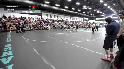 106 lbs 5th Place Match - Sonny Lopez, Washington Union vs Tyce Day, St. Joseph