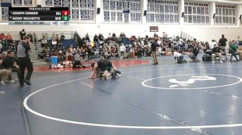 157 lbs Round Of 16 - Joseph Zimmer, Hall vs Avery Rochette, Maloney