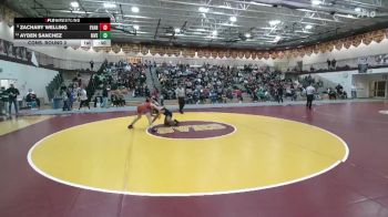 165 lbs Cons. Round 2 - Zachary Welling, Evanston vs Ayden Sanchez, Riverton
