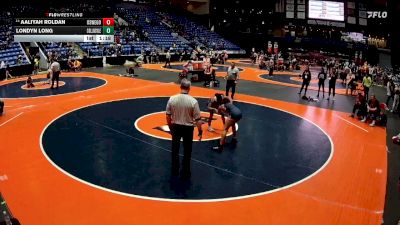 120 lbs Cons. Round 2 - Aaliyah Roldan, Oswego (H.S.) vs Londyn Long, Collinsville