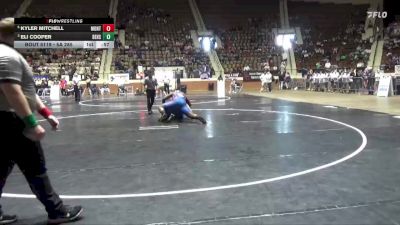 5A 285 lbs Cons. Semi - Kyler Mitchell, Montevallo vs Eli Cooper, Beauregard HS