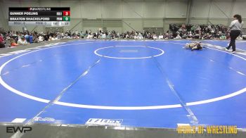 46 lbs Rr Rnd 3 - Gunner Poeling, Regulators 9U 1 vs Braxton Shackelford, Prime 9U