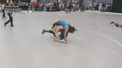 110 lbs Cons. Rd Of 32 - Georgia Hudson, Ace Wrestling Academy vs Mikaela De Guzman, Surfside X
