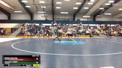 141 lbs Cons. Round 3 - Mason Casey, Messiah vs Evan Wilcox, Pitt-Johnstown Unattached