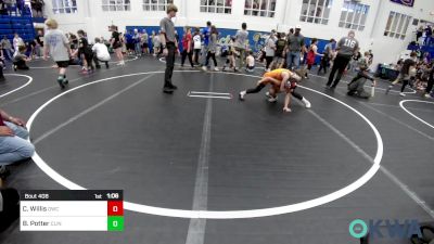 67 lbs Rr Rnd 1 - Cruz Willis, Dumas Wrestling Club vs BentLee Potter, Clinton Youth Wrestling