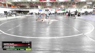 157 lbs Cons. Round 1 - Austin Tilley, Missouri Baptist University vs Jaxson Holec, St. Ambrose University