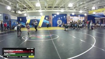 113 Gold Cons. Round 1 - Quintarious Mitchell, Colquitt County vs Elkin Torres, North Hall