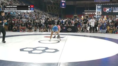 100 lbs Champ. Rd Of 32 - Libertie Nigh, Ohio vs Olivia Mancha, Virginia