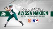 Alyssa Nakken Named First Full-Time Female Coach In MLB History