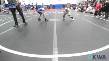 73 lbs Quarterfinal - Briar Welch, El Reno Wrestling Club vs Ezekiel Boyd, Harrah Little League Wrestling