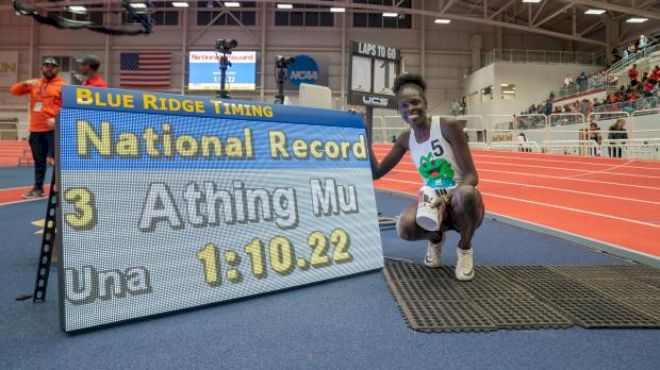 Athing Mu Adds To Legacy With 500m National Record At VA Showcase
