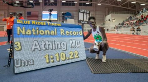Athing Mu Adds To Legacy With 500m National Record At VA Showcase