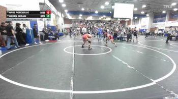 138 lbs Champ. Round 2 - Raul Ronquillo, Downey vs Kaden Arram, Mt Carmel