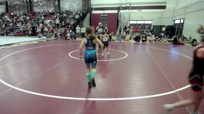 85 lbs Champ. Round 2 - Adalida Verdick vs Claire Willis, Pursuit Wrestling