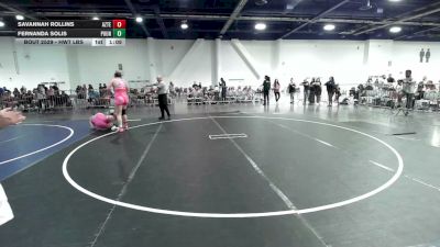 Rr Rnd 2 - Savannah Rollins, Azteca WC vs Fernanda Solis, Pounders WC