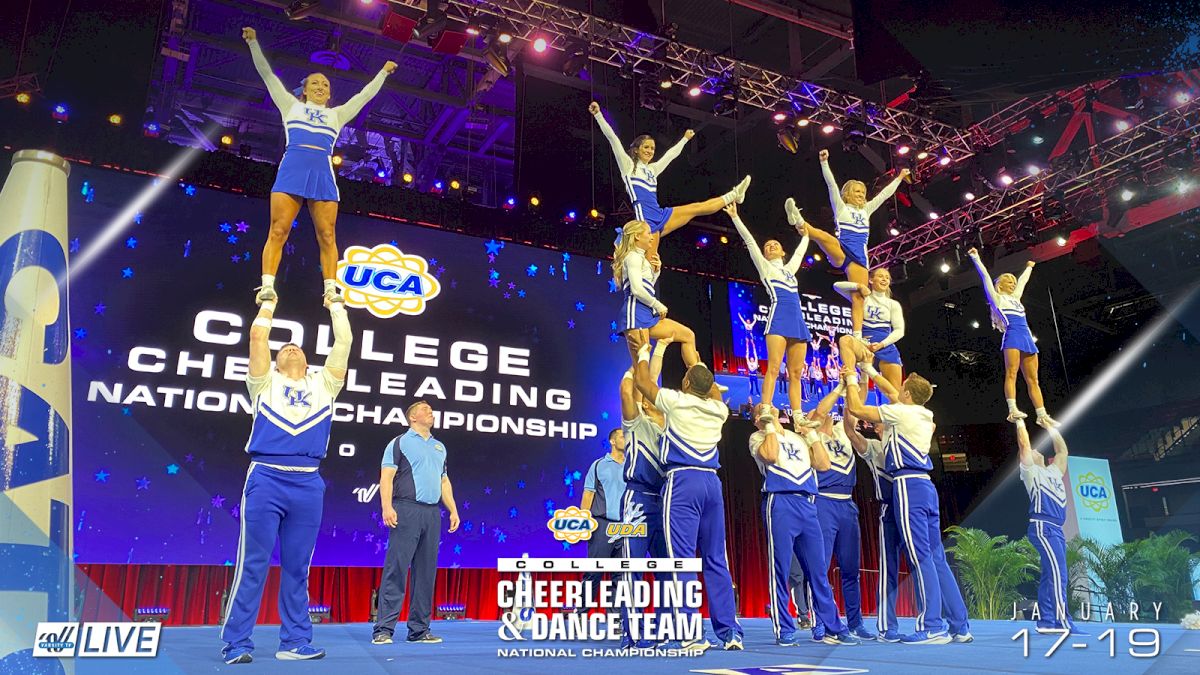 University of Kentucky Cheer Day 1 Schedule UCA College Nationals 2025