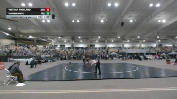 A 165 lbs 1st Place Match - Ayden Hood, Pigeon Forge High School vs Nathan Highland, Spring Hill High School