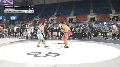 215 lbs Cons. Rd Of 64 - Sebastian Morera, Florida vs Easton Hill, Oklahoma