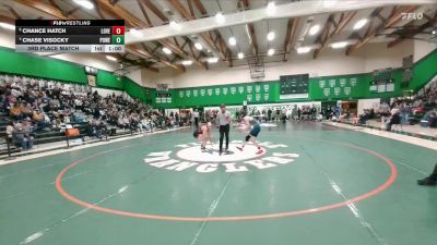 144 lbs 3rd Place Match - Chase Visocky, Powell vs Chance Hatch, Lovell