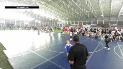 49-52 lbs Round 3 - Ledger Larsen, Payson Lion Wrestling Club vs Tate Cox, Bear River Wrestling Club