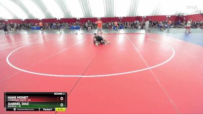 119-120 B Round 2 - Hans Monet, Cambridge-Isanti vs Gabriel Diaz, Buffalo